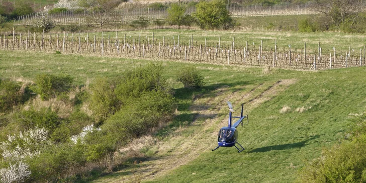 Vyhlídkový let vrtulníkem nad Lednicko-valtickým areálem