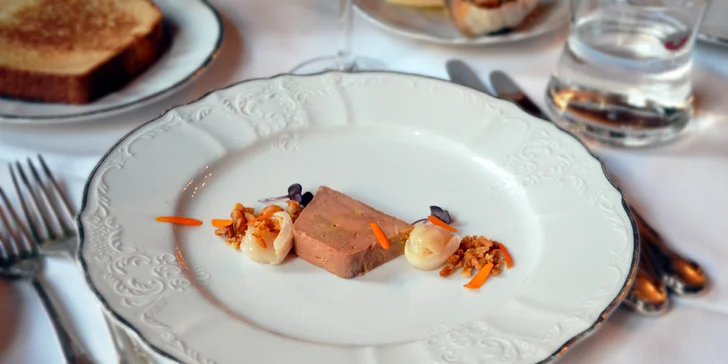 Degustační menu o 5 chodech od šéfkuchaře Pálffy Paláce