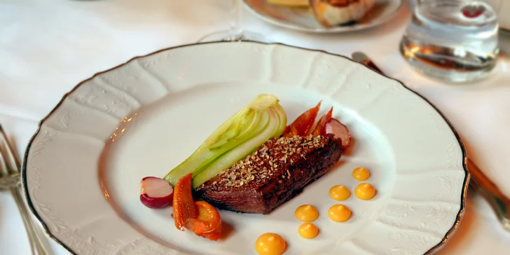 Degustační menu o 5 chodech od šéfkuchaře Pálffy Paláce