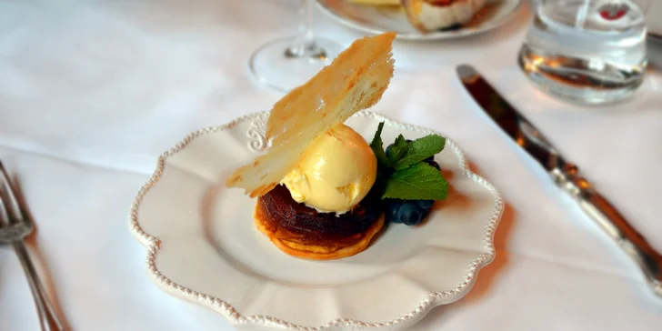 Degustační menu o 5 chodech od šéfkuchaře Pálffy Paláce