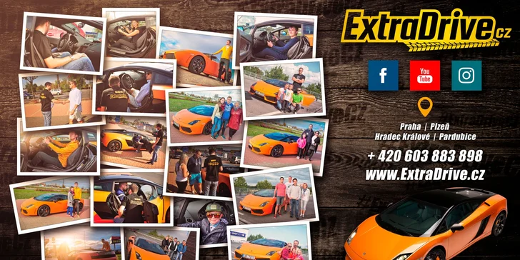 Pekelně rychlá jízda v nadupaném Lamborghini Gallardo