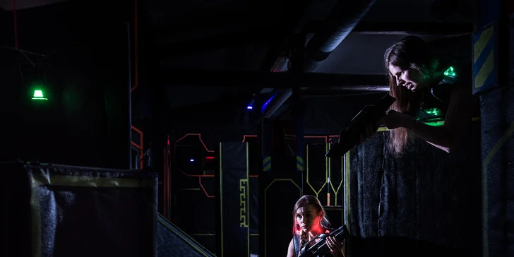 Taktická či akční laser game - na výběr dvě arény pro 10 či 15 hráčů