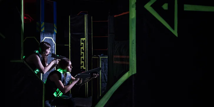 Taktická či akční laser game - na výběr dvě arény pro 10 či 15 hráčů