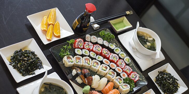 Ochutnejte Japonsko: Luxusní degustační sushi menu ve Slovanském domě
