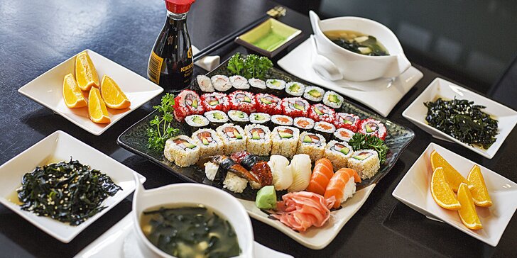 Ochutnejte Japonsko: Luxusní degustační sushi menu ve Slovanském domě