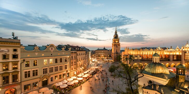 Zažijte romantiku ve dvou: pobyt v historickém centru Krakova se snídaní