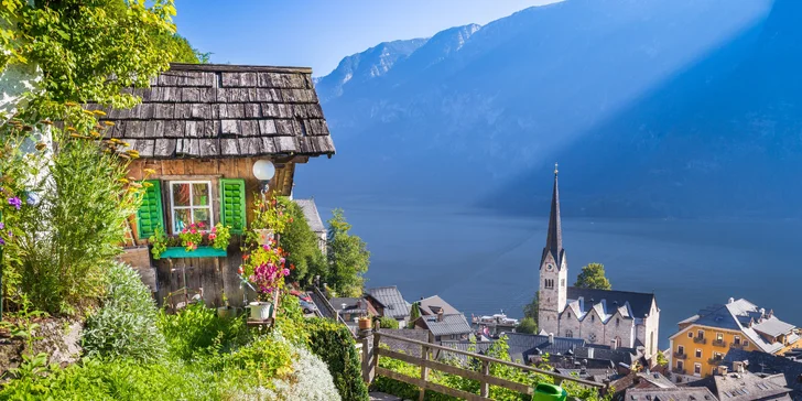 1denní výlet po perlách Solné komory: Hallstatt, Wolfgangsee a Schafberg, doprava tam i zpět