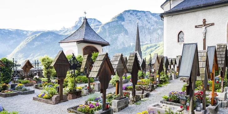1denní výlet po perlách Solné komory: Hallstatt, Wolfgangsee a Schafberg, doprava tam i zpět