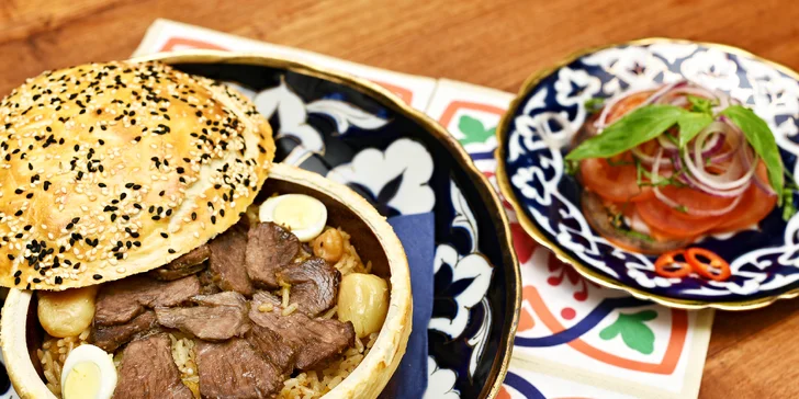 Neznámý Uzbekistán: čtyřchodové menu s telecí polévkou, pilafem i dezertem