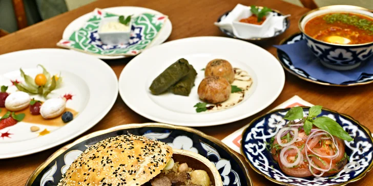 Neznámý Uzbekistán: čtyřchodové menu s telecí polévkou, pilafem i dezertem
