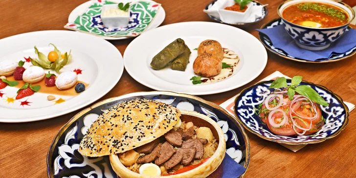 Neznámý Uzbekistán: čtyřchodové menu s telecí polévkou, pilafem i dezertem