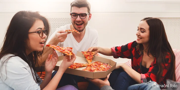Dvě velké pizzy s osobním odběrem v Pizza Sprint
