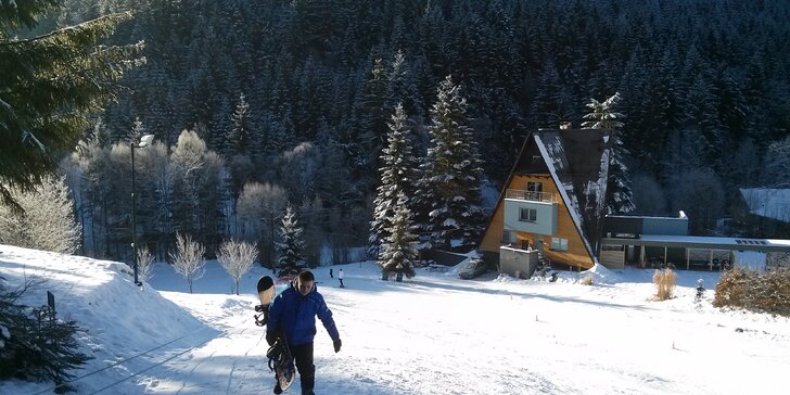 Horské apartmány na samotě v Beskydech: wellness i lyžařský vlek zdarma