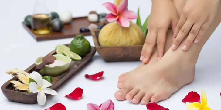 Osvěžující spa pedikúra ze zeleného čaje a máty pro muže i ženy