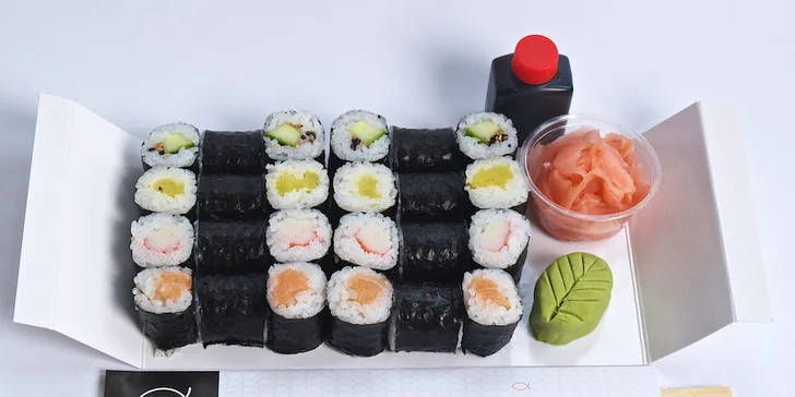 Sushi sety, které si odnesete domů nebo do kanceláře