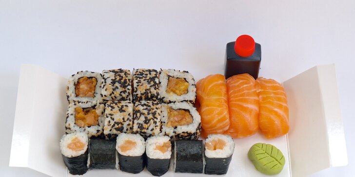 Sushi sety, které si odnesete domů nebo do kanceláře