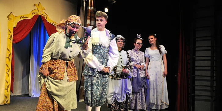 Vstupenky na představení Divadelního studia ''V'' odehrané v roce 2019