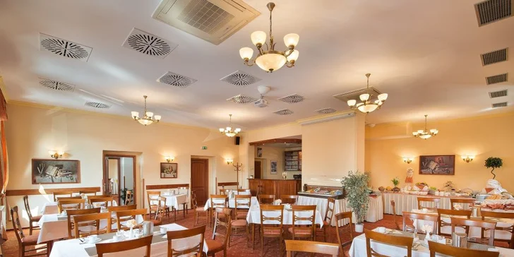 Romantický pobyt pro dva hned pod zámkem Hluboká: snídaně, skvělé menu i wellness