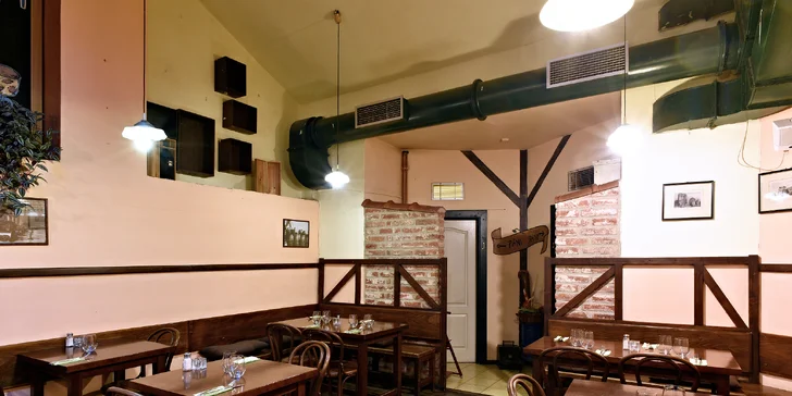 Pětichodové degustační menu s flap steakem pro dvě osoby