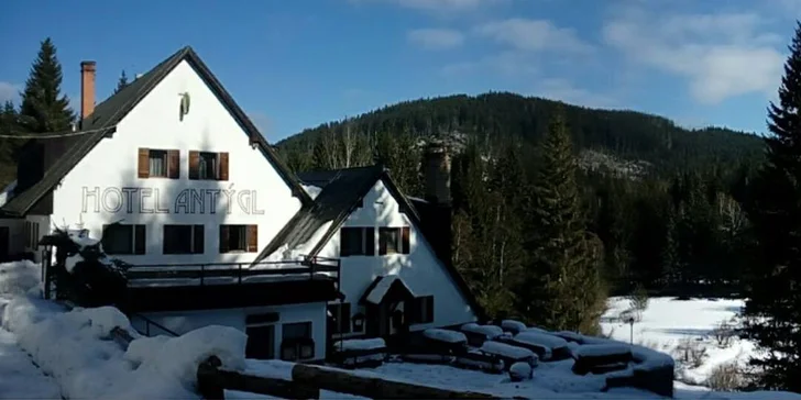 Ubytování v srdci Šumavy vč. polopenze pro milovníky turistiky i běžkování