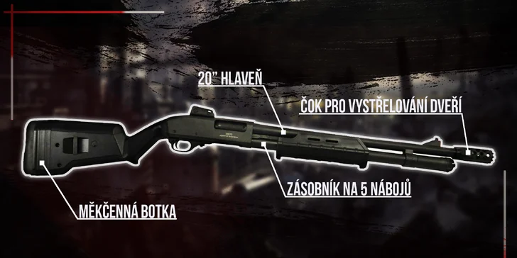 Zážitková střelba z dlouhých i krátkých zbraní: 3 balíčky a až 31 nábojů