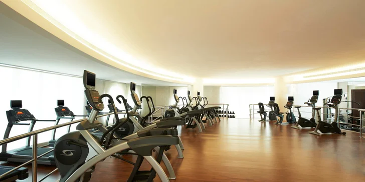 V hotelu je moderně vybavené fitness centrum.