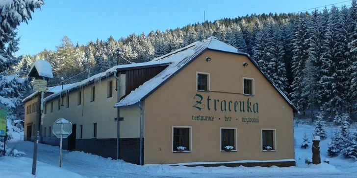 Krása zimních Jeseníků: 3denní relaxace s wellness i domácí polopenzí