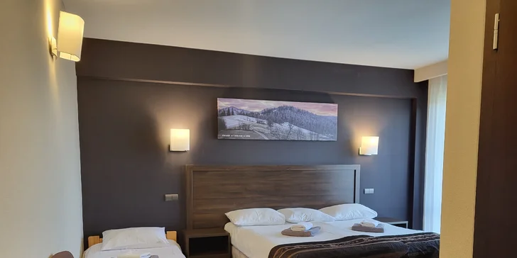 Izbu je možné rozšíriť o prístelku. (4* izba)