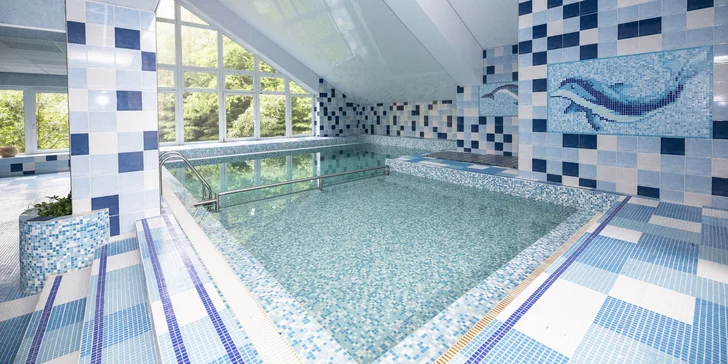 Kromě krásné přírody tu na vás čeká i neomezený vstup do wellness. 