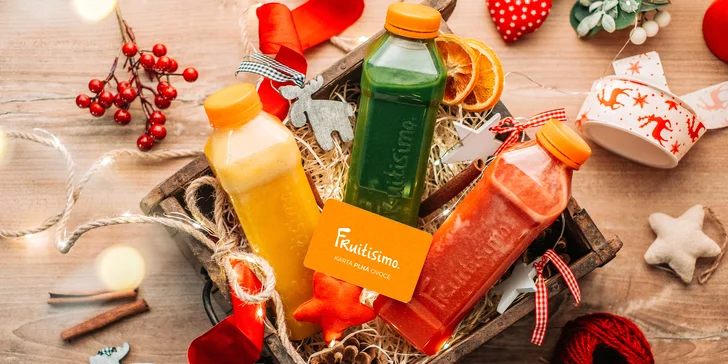Dárková karta Fruitisimo v hodnotě 250 až 5000 Kč: platí na celý sortiment