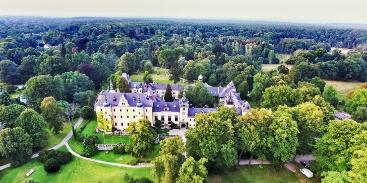 Pobyt pro královský pár: 2–3 noci na zámku v Polsku s wellness a polopenzí