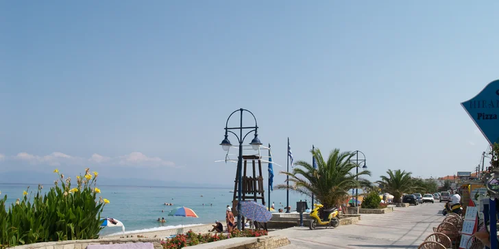 Odpočinek na pláži v Řecku na poloostrově Chalkidiki vč. snídaní a letecké dopravy