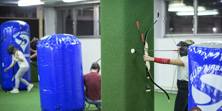 Staňte se lučištníkem: hodina archery game v kryté hale pro jednoho i skupiny