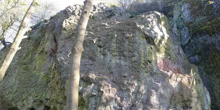 Kurz lezení via ferrata na Slánské hoře pro jednoho, pár nebo partu
