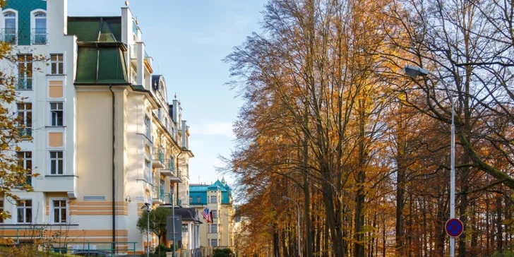 3 pohodové dny v Mariánských Lázních ve 4* hotelu se saunou a polopenzí