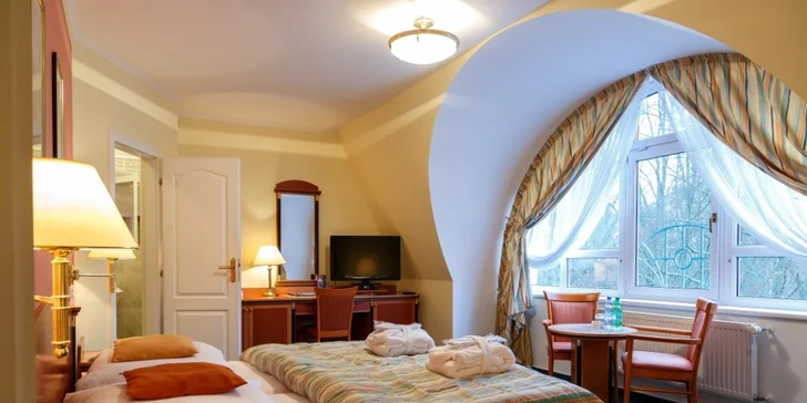 3-4 pohodové dny v Mariánských Lázních: 4* hotel s wellness, procedurami a polopenzí