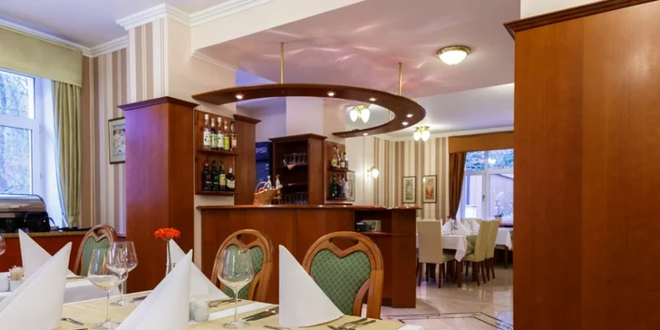 3-4 pohodové dny v Mariánských Lázních: 4* hotel s wellness, procedurami a polopenzí