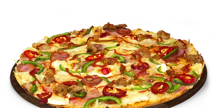 Maníkova pizza od pondělí do pátku: ⌀ 45 cm a pestrý výběr ze 25 druhů