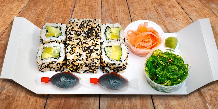Sushi sety, které si odnesete domů nebo do kanceláře