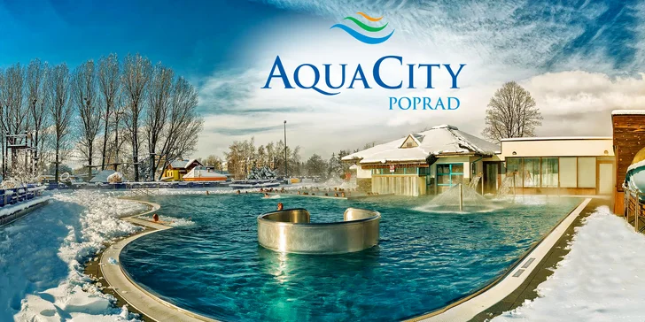 Celodenní vstupy k bazénům a do wellness v Aquacity Poprad