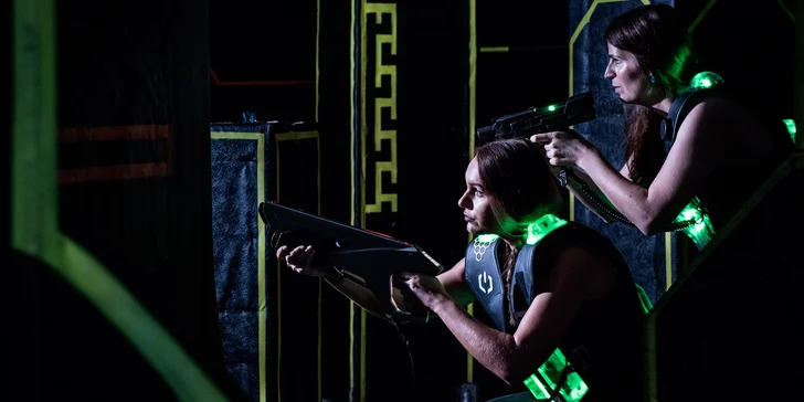 Taktická či akční laser game - na výběr dvě arény pro 10 či 15 hráčů