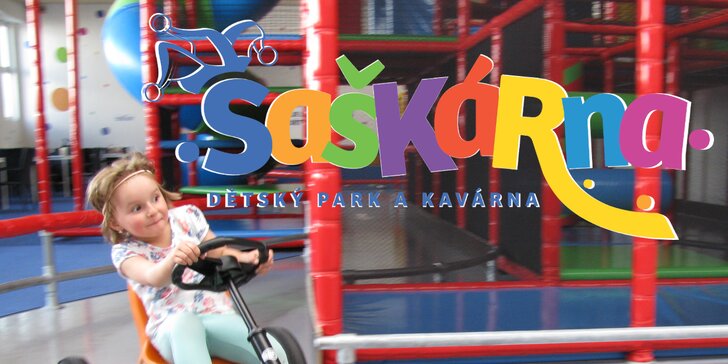 Jde se řádit: Celodenní dětský vstup do parku Šaškárna s prima atrakcemi