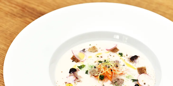 Gurmánské vánoční menu v Sovových mlýnech exkluzivně pro zákazníky Slevomatu