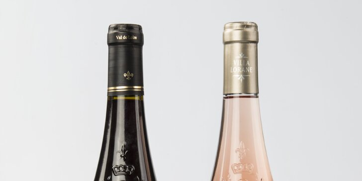 Dárkové balíčky 2 lahví luxusních vín z Francie či Jižní Ameriky