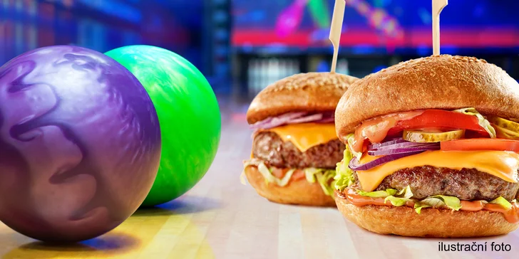 Zábava, co má koule: bowling a dva dva nebo čtyři hamburgery k tomu