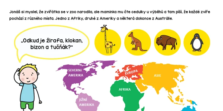 S Jonášem do školy: online kurz pro předškoláky