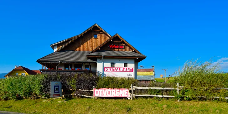 Dovolená v rodinném hotelu na Liptově s polopenzí a saunou pro 2 osoby