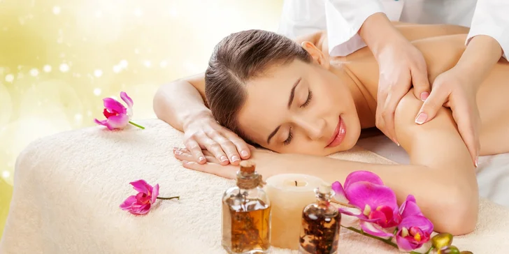 Chvilka odpočinku: Aromaterapeutická masáž v délce dle výběru