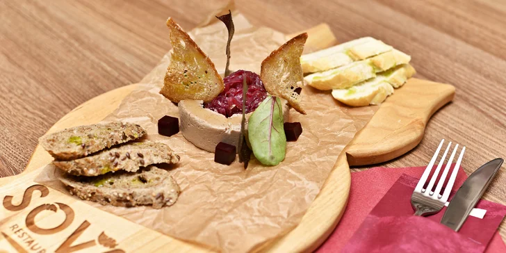 Moderní 4chodové menu: pstruh nebo krůta sous-vide i speciální pivní zmrzlina