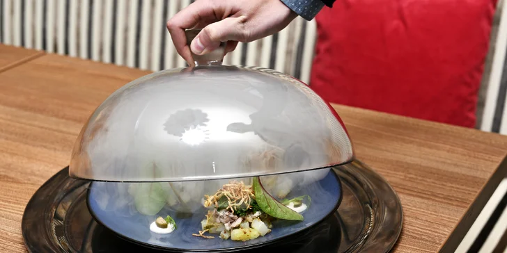Moderní 4chodové menu: pstruh nebo krůta sous-vide i speciální pivní zmrzlina